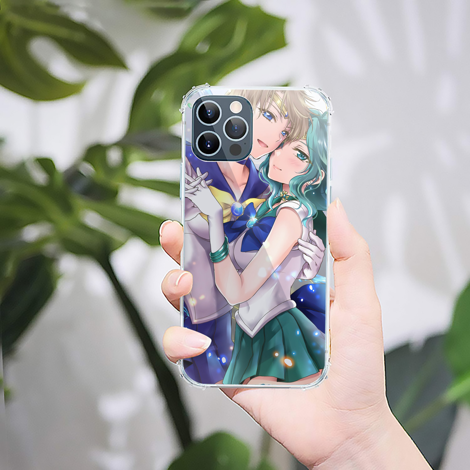 （画像用） 美少女戦士セーラームーン Sailor Moon 【iPhone 12シリーズ対応】透明スマホケース（クリアソフトケース）